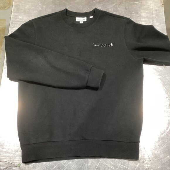 Lacoste LIVE Black Crewneck Sweatshirt - Picture 1 of 7